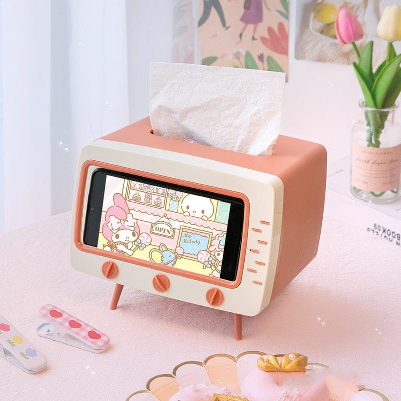 Kawaii TV Tissue Box null The Kawaii Shoppu