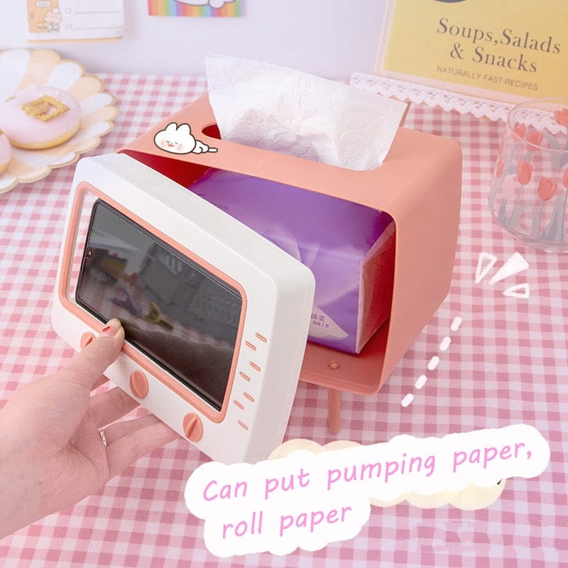 Kawaii TV Tissue Box null The Kawaii Shoppu