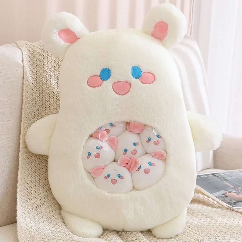 Koala / Bunny / Panda / Dino Pudding Plushies 6pcs Bunny Soft Toy by The Kawaii Shoppu | The Kawaii Shoppu