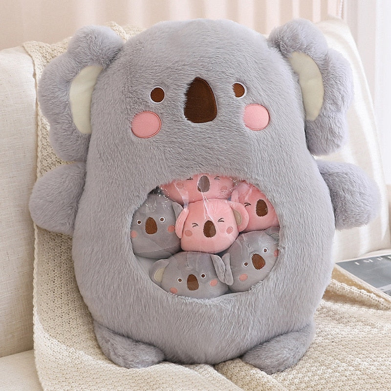 Koala / Bunny / Panda / Dino Pudding Plushies 6pcs koala Soft Toy by The Kawaii Shoppu | The Kawaii Shoppu