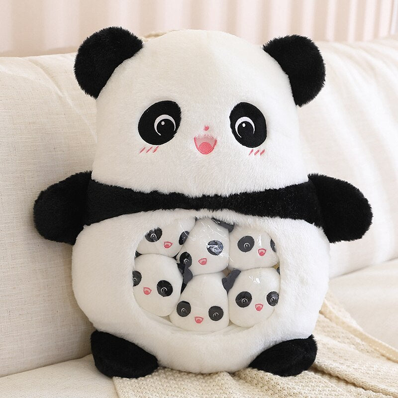 Koala / Bunny / Panda / Dino Pudding Plushies 6pcs panda Soft Toy by The Kawaii Shoppu | The Kawaii Shoppu