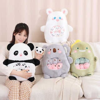 Koala / Bunny / Panda / Dino Pudding Plushies 6pcs Soft Toy by The Kawaii Shoppu | The Kawaii Shoppu