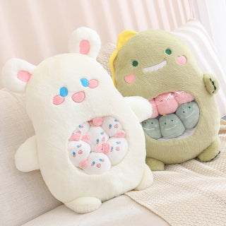 Koala / Bunny / Panda / Dino Pudding Plushies 6pcs Soft Toy by The Kawaii Shoppu | The Kawaii Shoppu