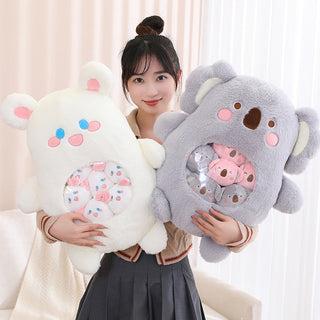 Koala / Bunny / Panda / Dino Pudding Plushies 6pcs Soft Toy by The Kawaii Shoppu | The Kawaii Shoppu