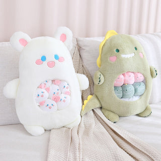 Koala / Bunny / Panda / Dino Pudding Plushies 6pcs Soft Toy by The Kawaii Shoppu | The Kawaii Shoppu