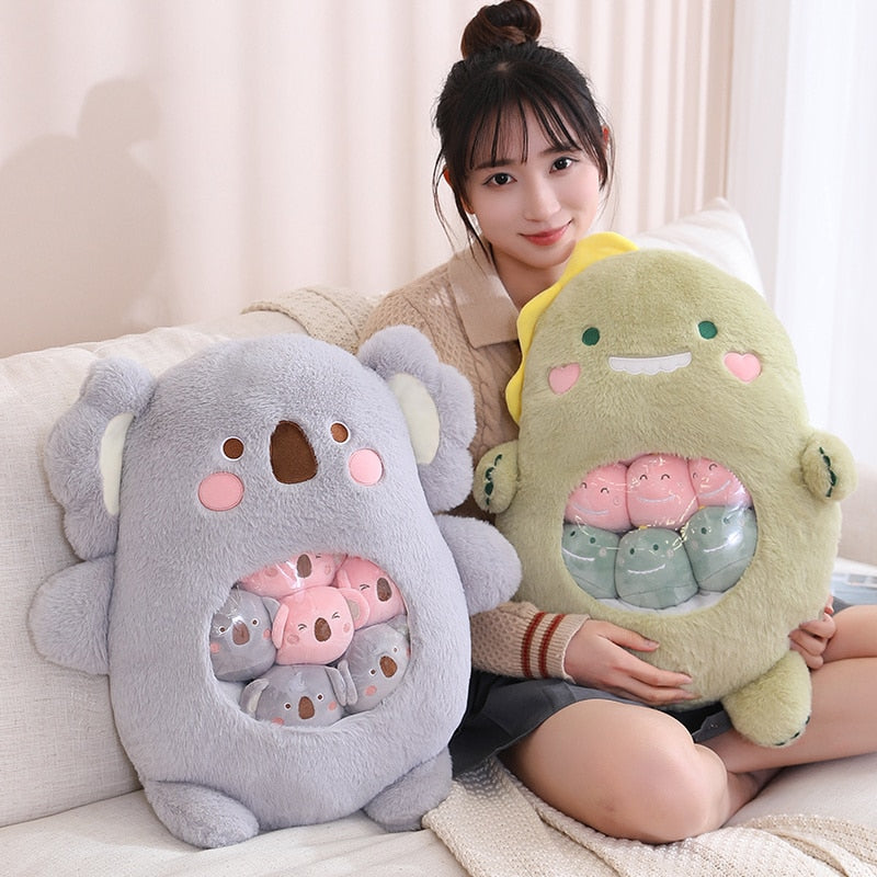 Koala / Bunny / Panda / Dino Pudding Plushies 6pcs Soft Toy by The Kawaii Shoppu | The Kawaii Shoppu