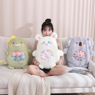Koala / Bunny / Panda / Dino Pudding Plushies 6pcs Soft Toy by The Kawaii Shoppu | The Kawaii Shoppu