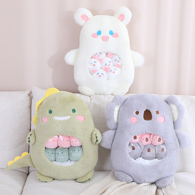 Koala / Bunny / Panda / Dino Pudding Plushies 6pcs Soft Toy by The Kawaii Shoppu | The Kawaii Shoppu