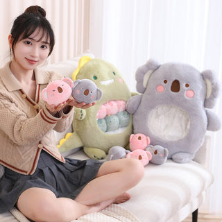 Koala / Bunny / Panda / Dino Pudding Plushies 6pcs Soft Toy by The Kawaii Shoppu | The Kawaii Shoppu