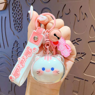 KShoppu Cute Kitty Head Keychain Accessories by The Kawaii Shoppu | The Kawaii Shoppu