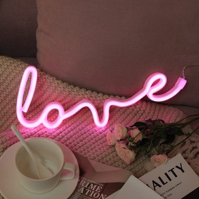 Cute Led Signes Aesthetic Moon, Heart, Kawaii, Cloud LED Neon Sign Wall Lights – The ...