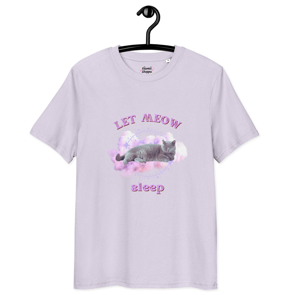 Let meow Sleep - Organic Cotton Kawaii Tee by The Kawaii Shoppu | The Kawaii Shoppu