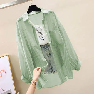 Lightweight Chiffon Summer Shirt