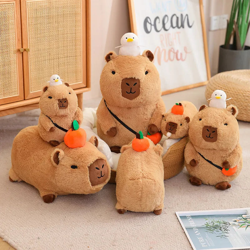 Little Clementine Capybara Plushie Soft Toy by The Kawaii Shoppu | The Kawaii Shoppu