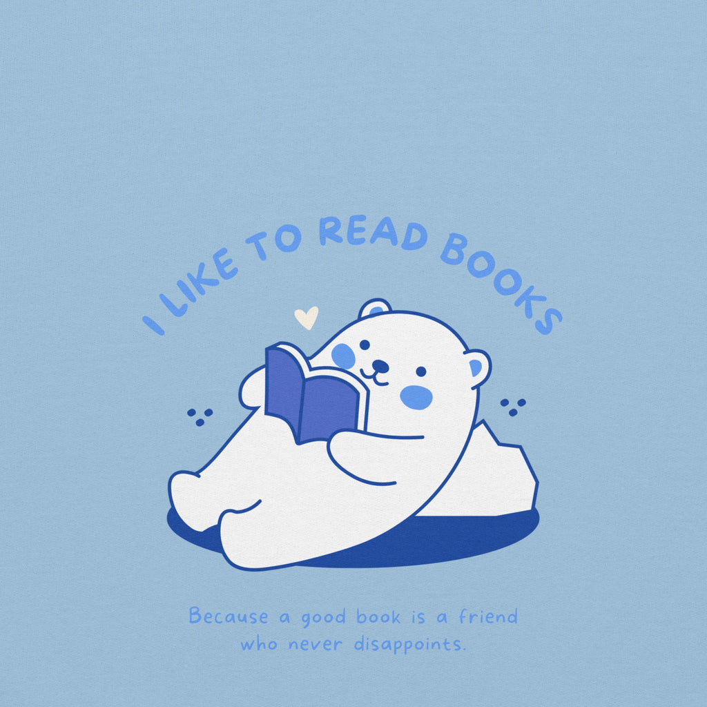 Love Books Cute Bear Kawaii Hoodie by The Kawaii Shoppu | The Kawaii Shoppu