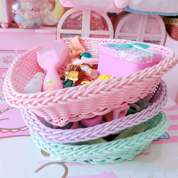 Love Heart Shape Basket Decor The Kawaii Shoppu