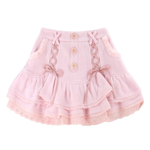Love Kawaii Cute Pink Frilly Outfit Only Pink Skirt S Clothing and Accessories by The Kawaii Shoppu | The Kawaii Shoppu