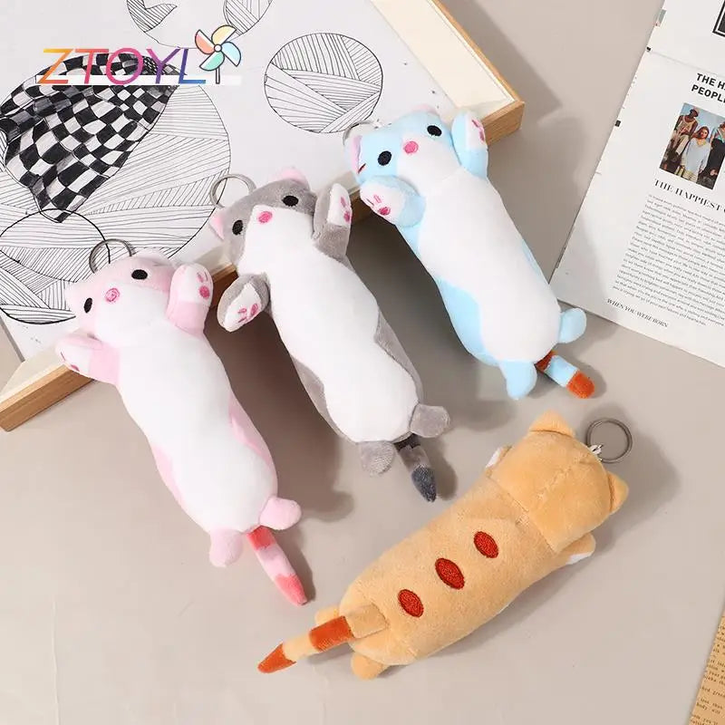 Lovely Long Cat Plushie Key Chain Soft Toy by The Kawaii Shoppu | The Kawaii Shoppu