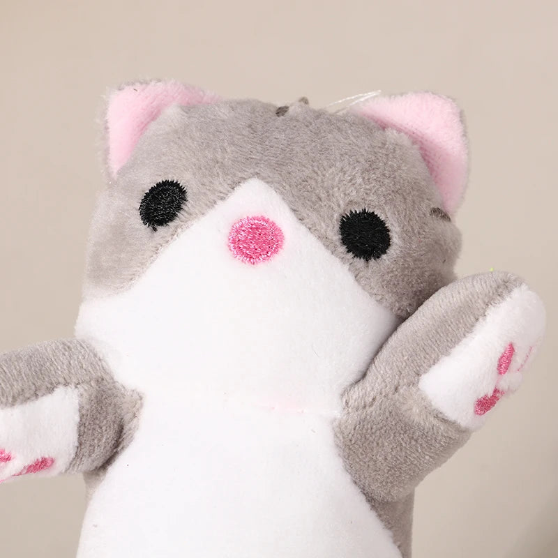 Lovely Long Cat Plushie Key Chain Soft Toy by The Kawaii Shoppu | The Kawaii Shoppu