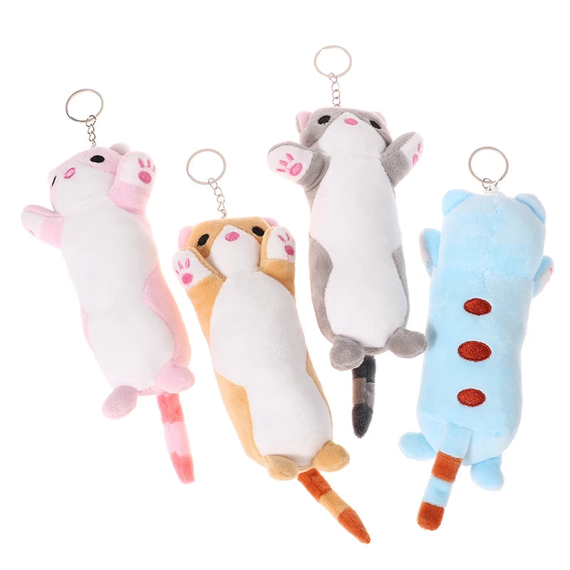 Lovely Long Cat Plushie Key Chain Soft Toy by The Kawaii Shoppu | The Kawaii Shoppu