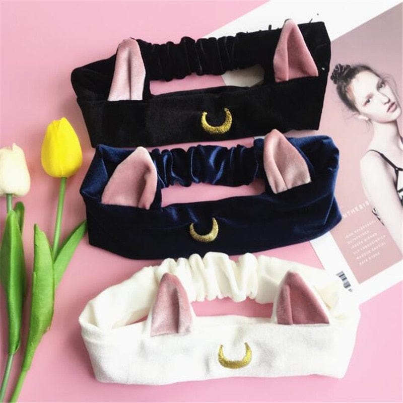 Luna Cat Head Band null The Kawaii Shoppu