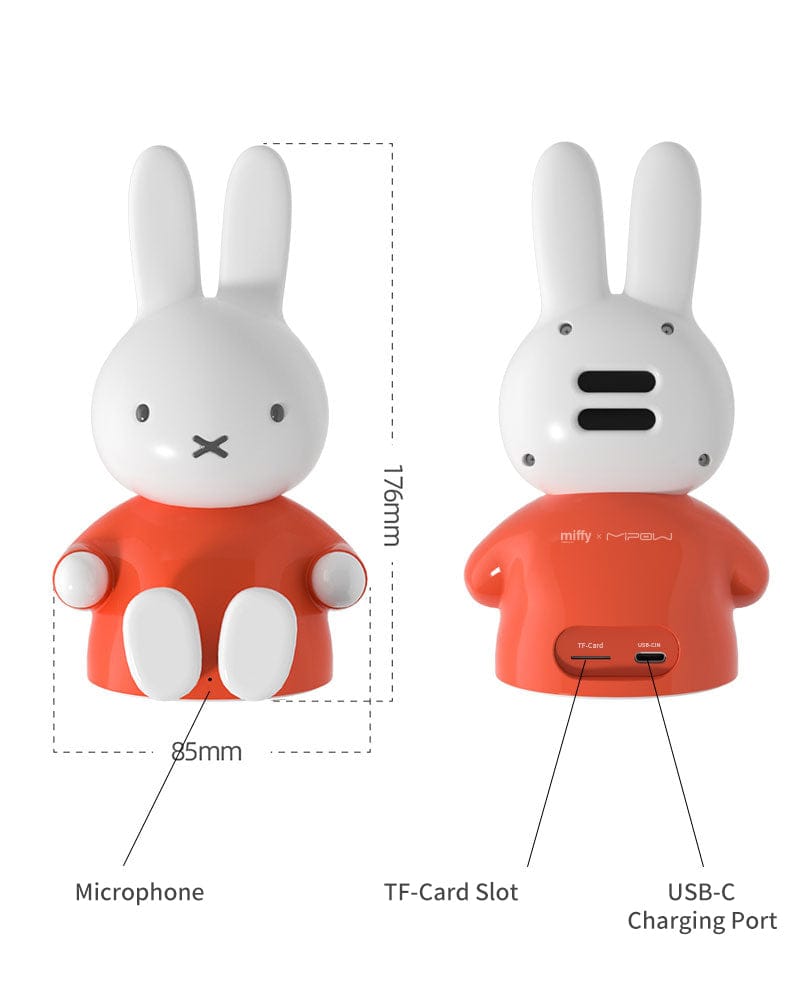 Miffy Bluetooth Figurine Speaker Speaker null The Kawaii Shoppu