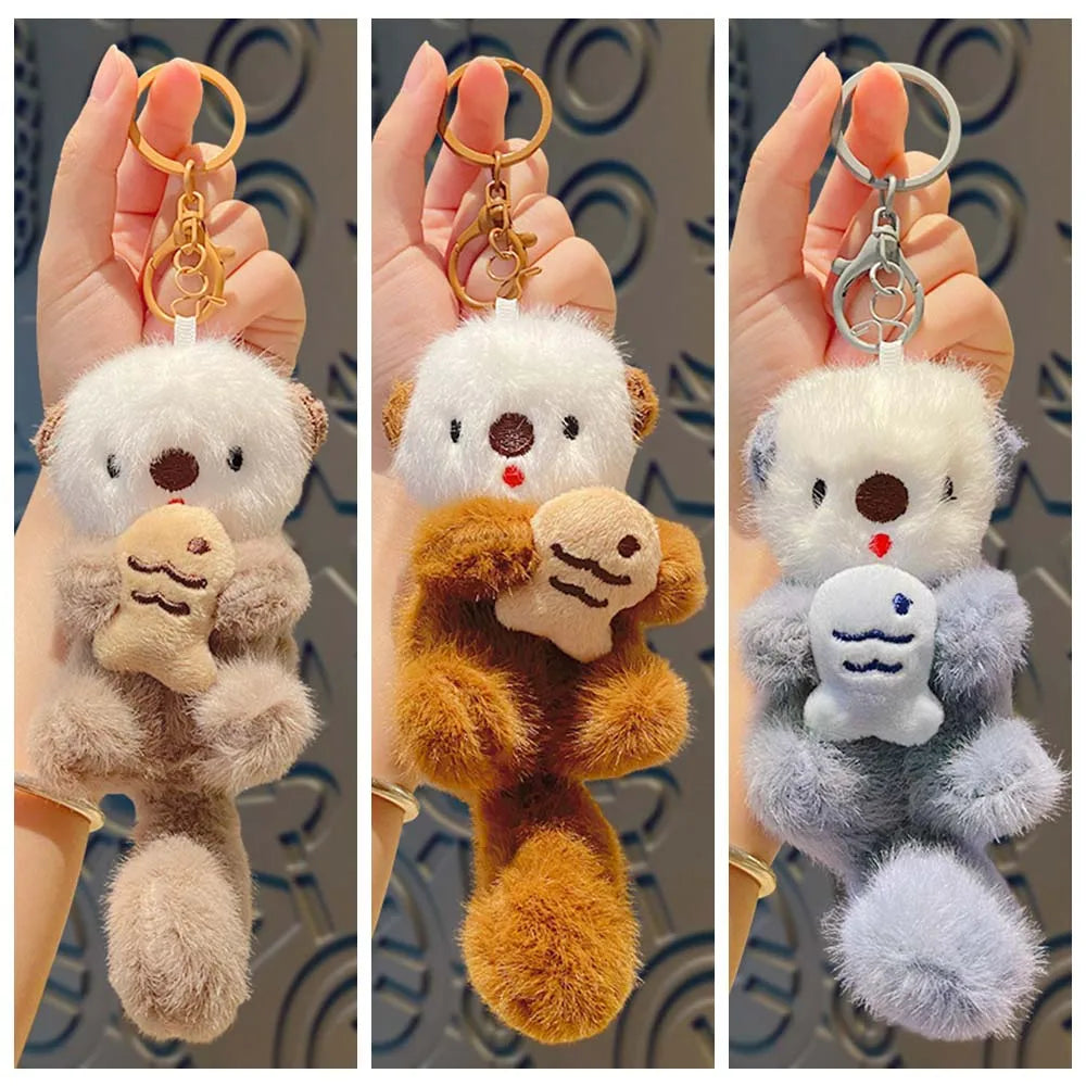 Mini Baby Otter Tapanyaki Plushie Keychain Soft Toy by The Kawaii Shoppu | The Kawaii Shoppu