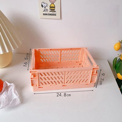 Mini Foldable Desktop Organizer Big Peach Decor The Kawaii Shoppu