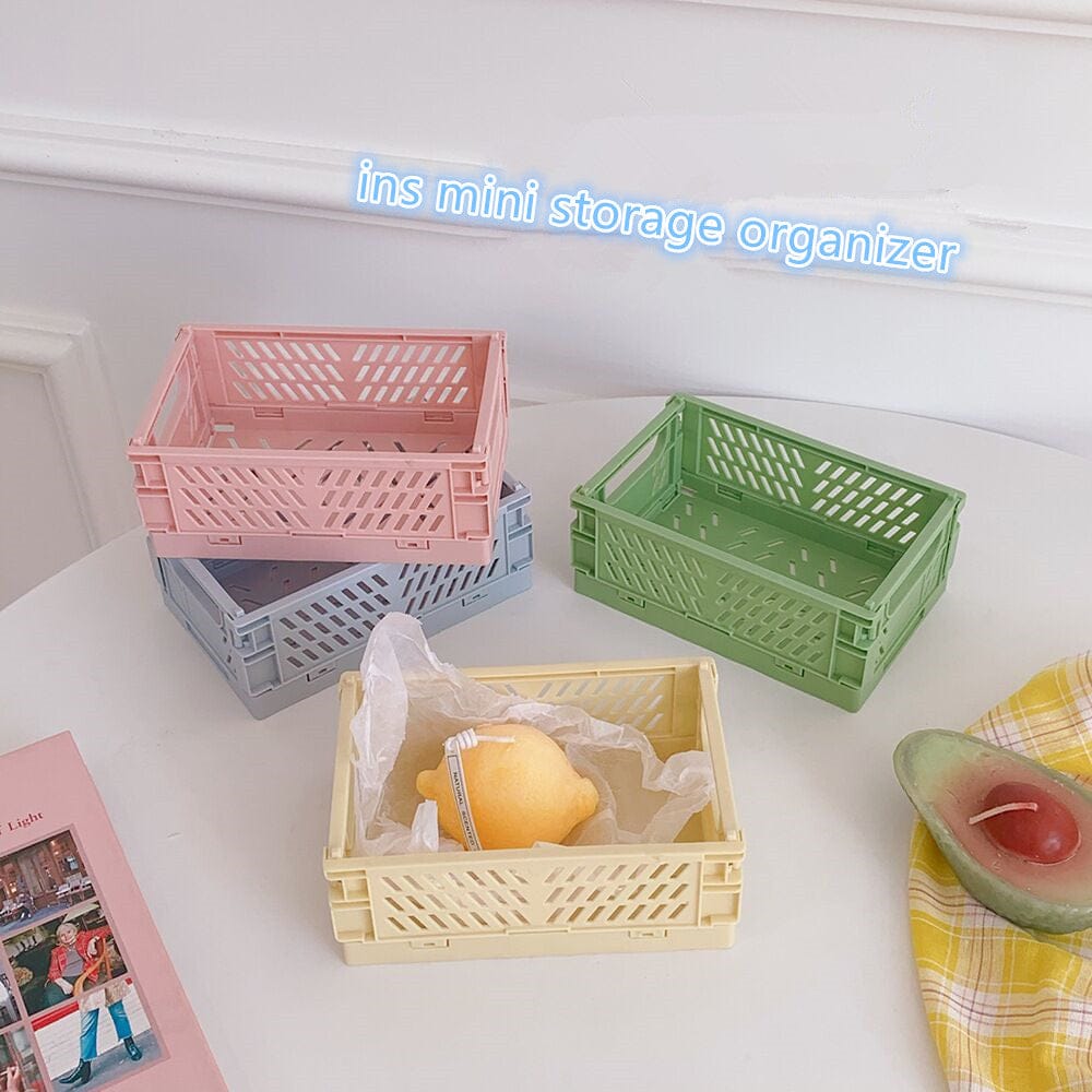 Mini Foldable Desktop Organizer Decor The Kawaii Shoppu