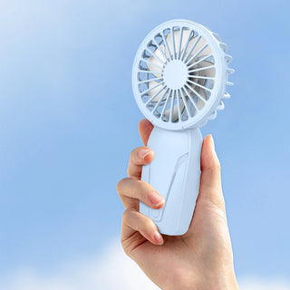 Mini USB Handheld Fan for Summer – Cute Portable Rechargeable Small Fan with 3 Speed Settings | Quiet Personal Cooling Fan for Travel, Office, School