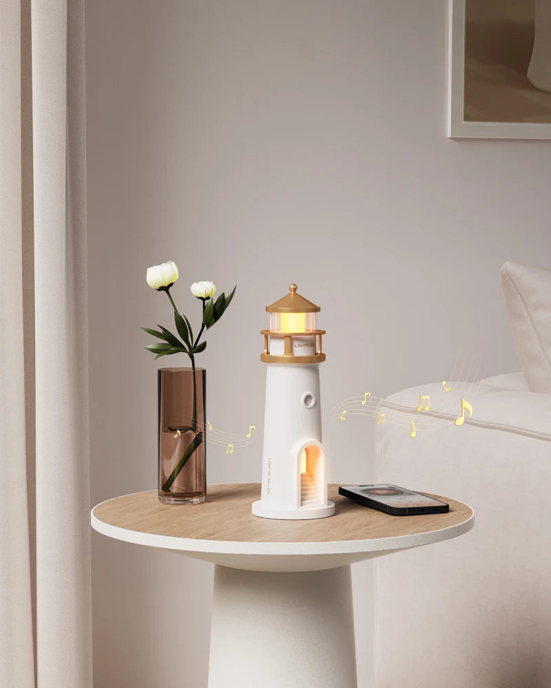Moon Projection Lighthouse Lamp