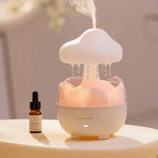 Mushroom Rain Cloud Aroma Diffuser & Humidifier with Night Light