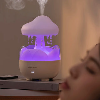 Mushroom Rain Cloud Aroma Diffuser & Humidifier with Night Light