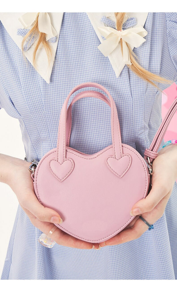 New Love Kawaii Pink heart Handbag Bag by The Kawaii Shoppu | The Kawaii Shoppu