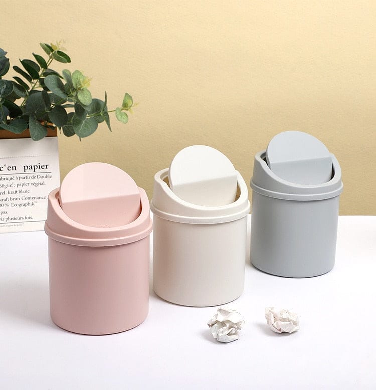 Pastellfarbener Mini-Mülleimer für den Schreibtisch – The Kawaii Shoppu