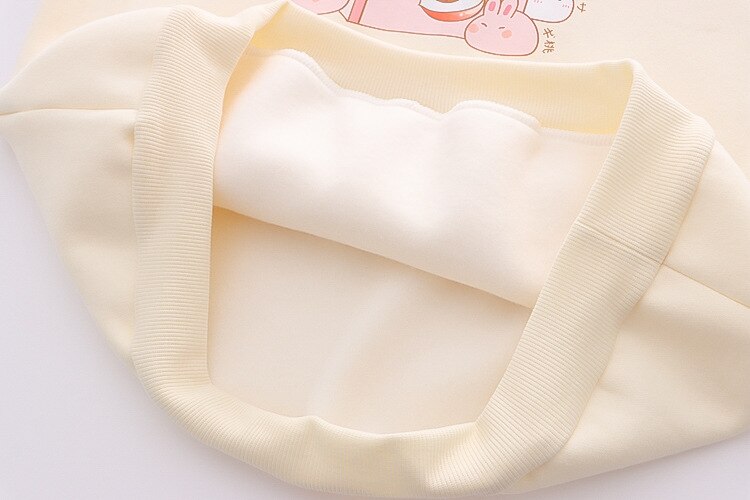 Peach Milk Kawaii Bunny Hoodie Clothing and Accessories by The Kawaii Shoppu | The Kawaii Shoppu