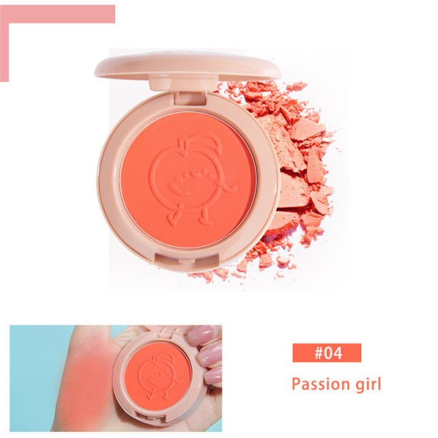 Peachy 6 Colors Blush Makeup Mineral Powder Palette 04 Beauty Accessory by The Kawaii Shoppu | The Kawaii Shoppu