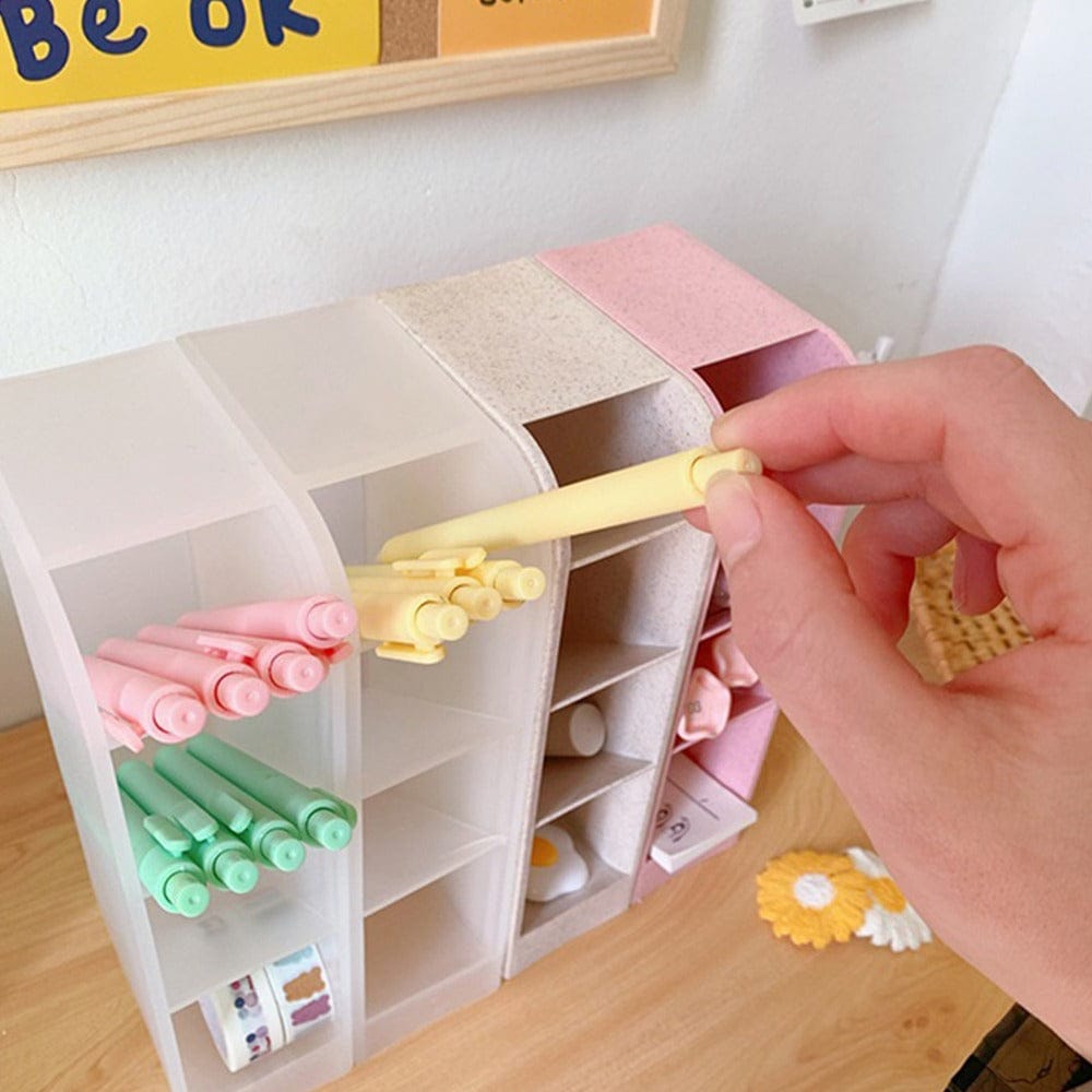 Pen & Washi-Tape Desk Organizer Decor The Kawaii Shoppu