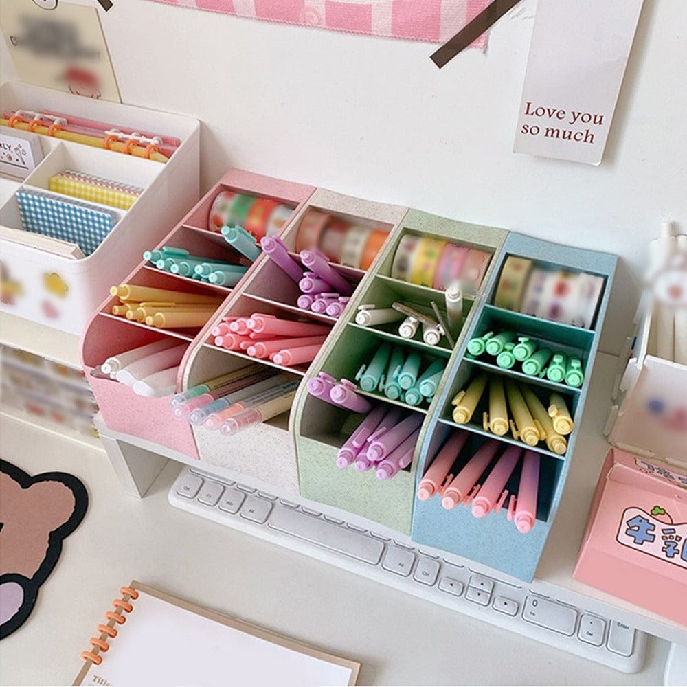 Pen & Washi-Tape Desk Organizer Decor The Kawaii Shoppu