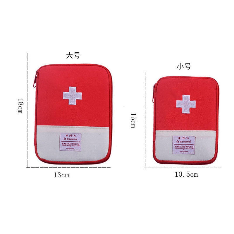 Pink / Red / Yellow / Blue Portable Medicine Makeup First Aid Bag Bags by The Kawaii Shoppu | The Kawaii Shoppu