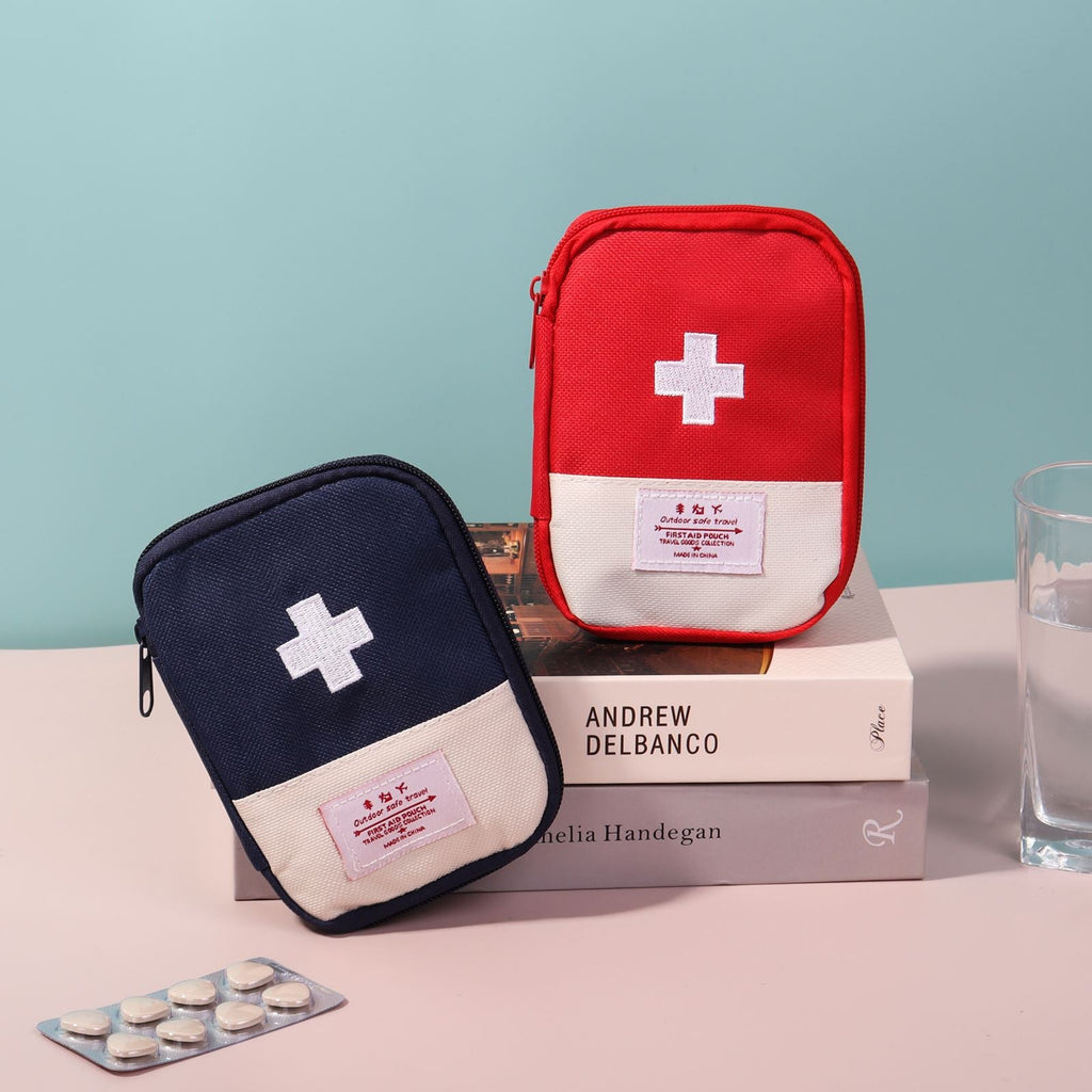 Pink / Red / Yellow / Blue Portable Medicine Makeup First Aid Bag Bags by The Kawaii Shoppu | The Kawaii Shoppu