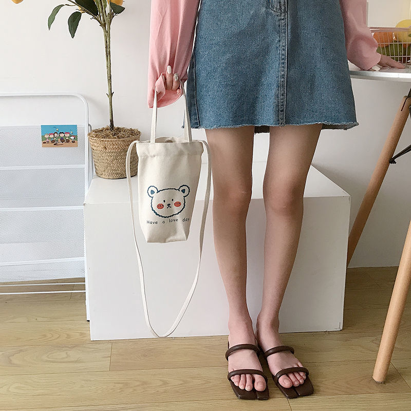 Portable Water Bottle Holder Bubble Tea Carry Bag Accessories by The Kawaii Shoppu | The Kawaii Shoppu