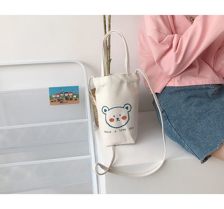 Portable Water Bottle Holder Bubble Tea Carry Bag Accessories by The Kawaii Shoppu | The Kawaii Shoppu