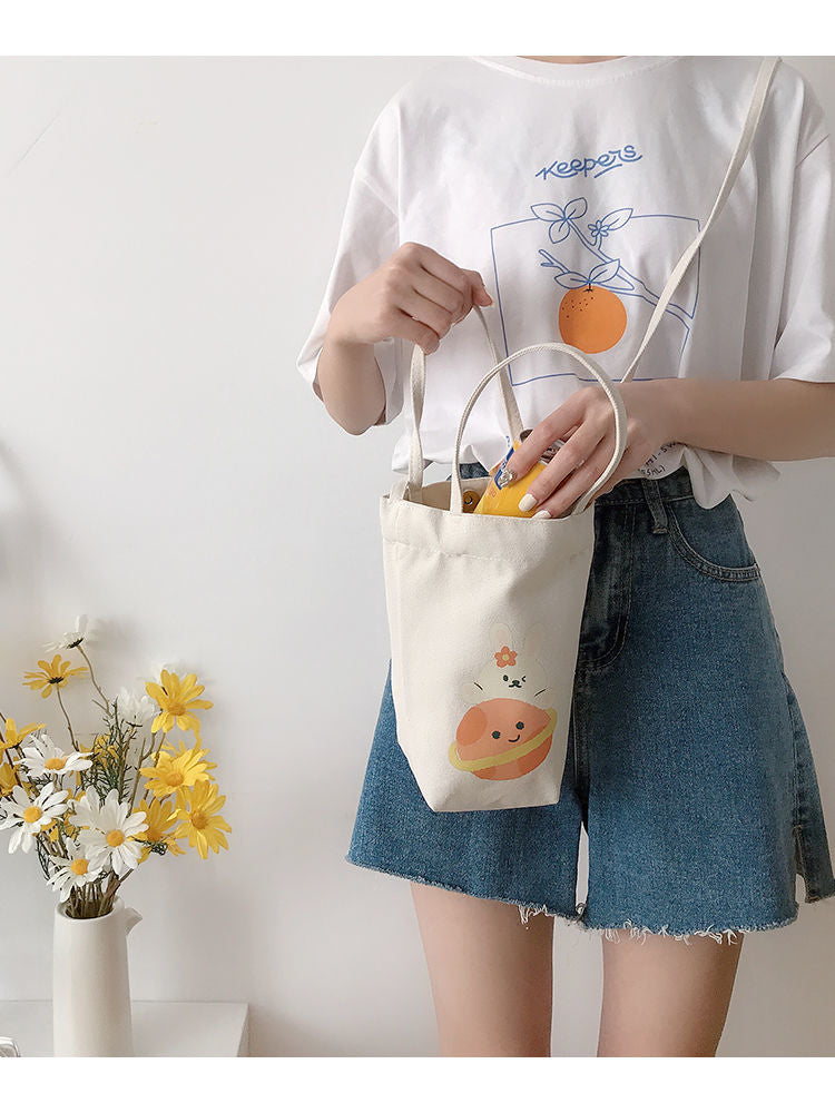 Portable Water Bottle Holder Bubble Tea Carry Bag Accessories by The Kawaii Shoppu | The Kawaii Shoppu