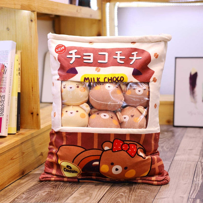Pudding Plushies (Mega Collection) 8pcs-Brown Bears Soft Toy by The Kawaii Shoppu | The Kawaii Shoppu