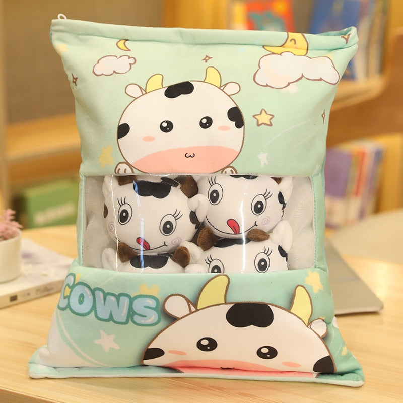 Pudding Plushies (Mega Collection) 8pcs-Cows Soft Toy by The Kawaii Shoppu | The Kawaii Shoppu