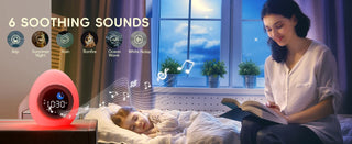 Puppy-Shape Kids Alarm Clock with Night Light Cute Sleep Training Clock