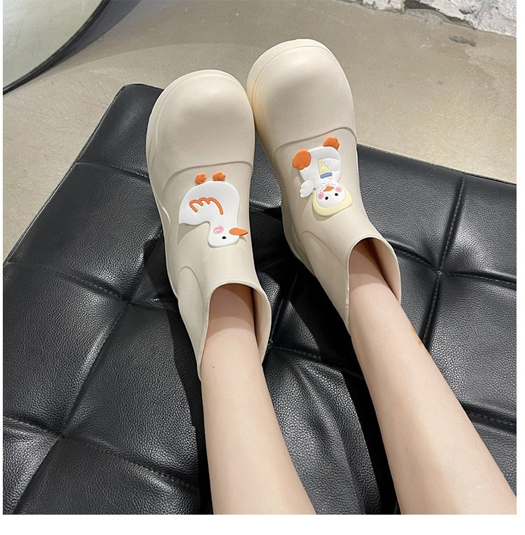 Rainy Day Delight Women's Kawaii Rubber Boots Shoes by The Kawaii Shoppu | The Kawaii Shoppu