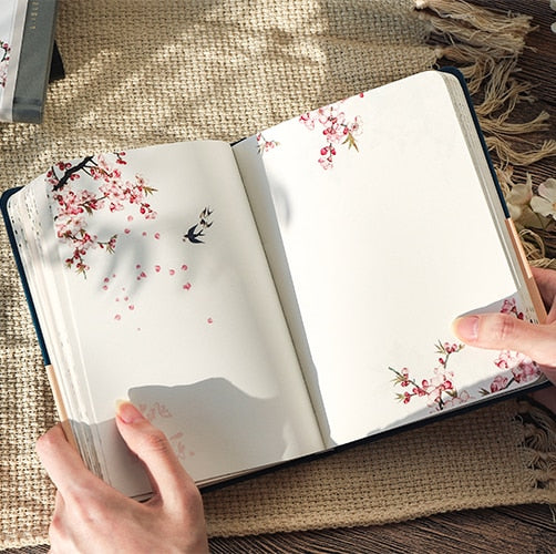 Sakura Blossom Diary Notebook Stationery by The Kawaii Shoppu | The Kawaii Shoppu