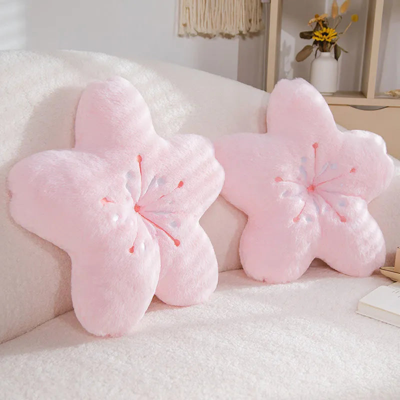 Sakura Cherry Blossom Plushie Pillow Home Decor by The Kawaii Shoppu | The Kawaii Shoppu